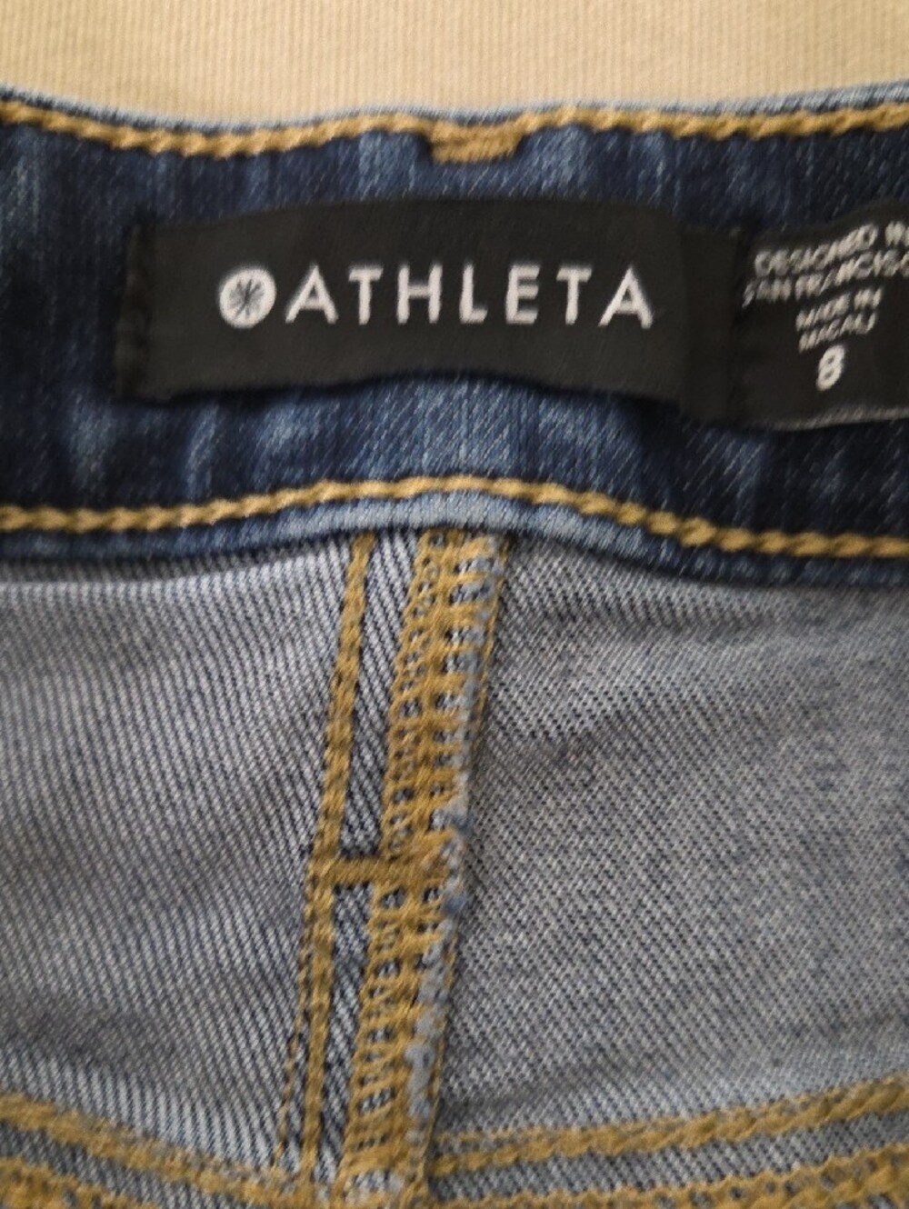 Athleta Skinny Jeans in Dark Indigo Size 8 - Picture 3 of 7